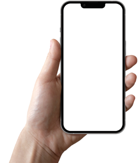 Hand Holding iPhone Mockup