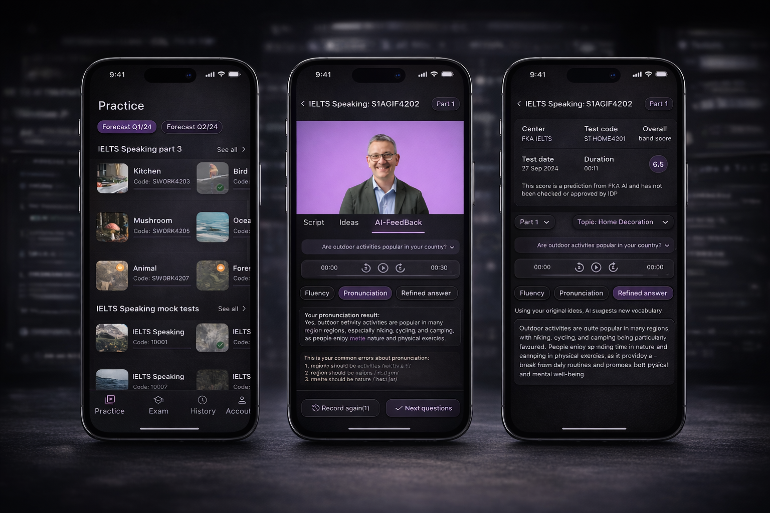 FIKA IELTS -AI Speaking App