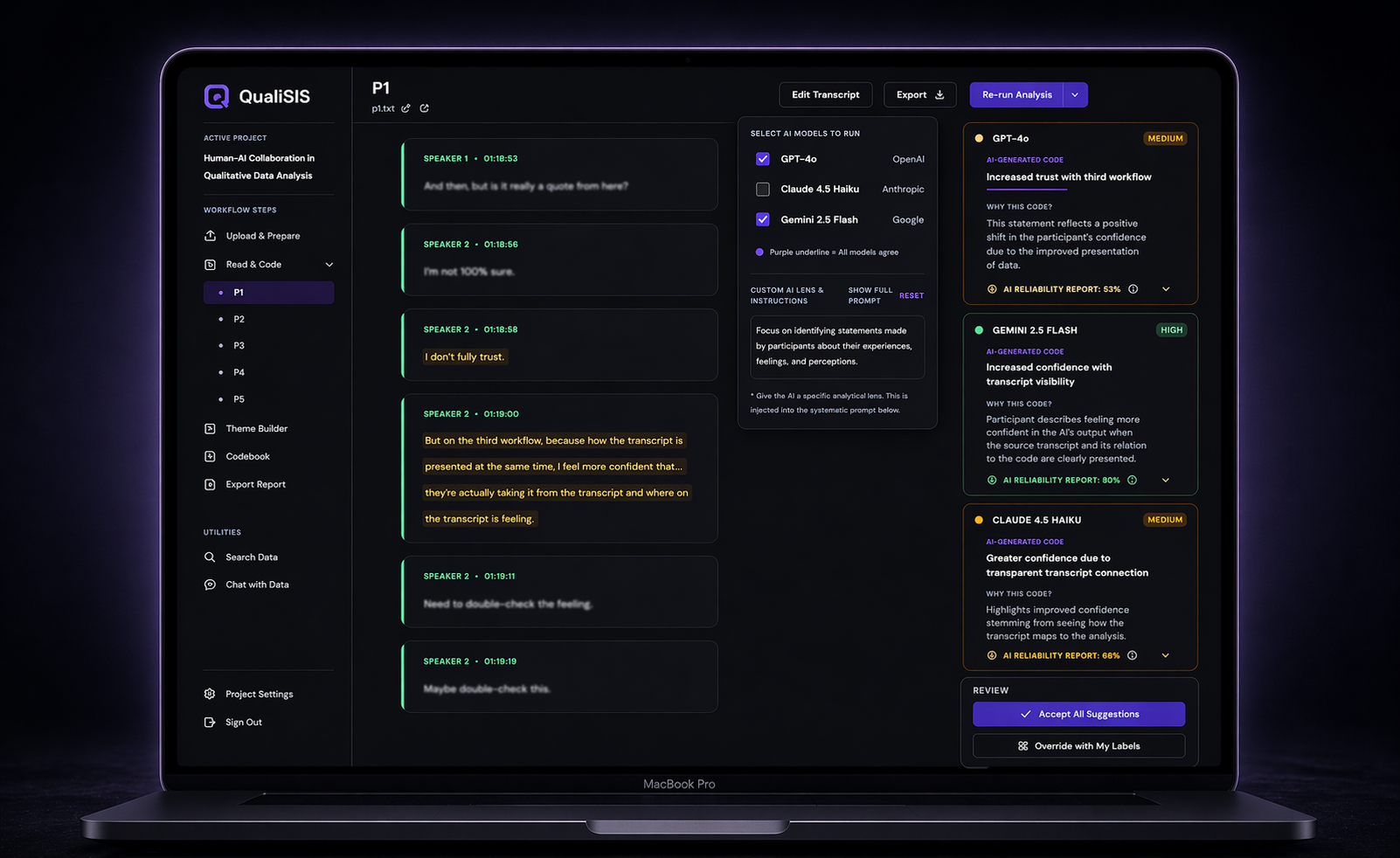 Qualisis – Qualitative Data Analysis Tool